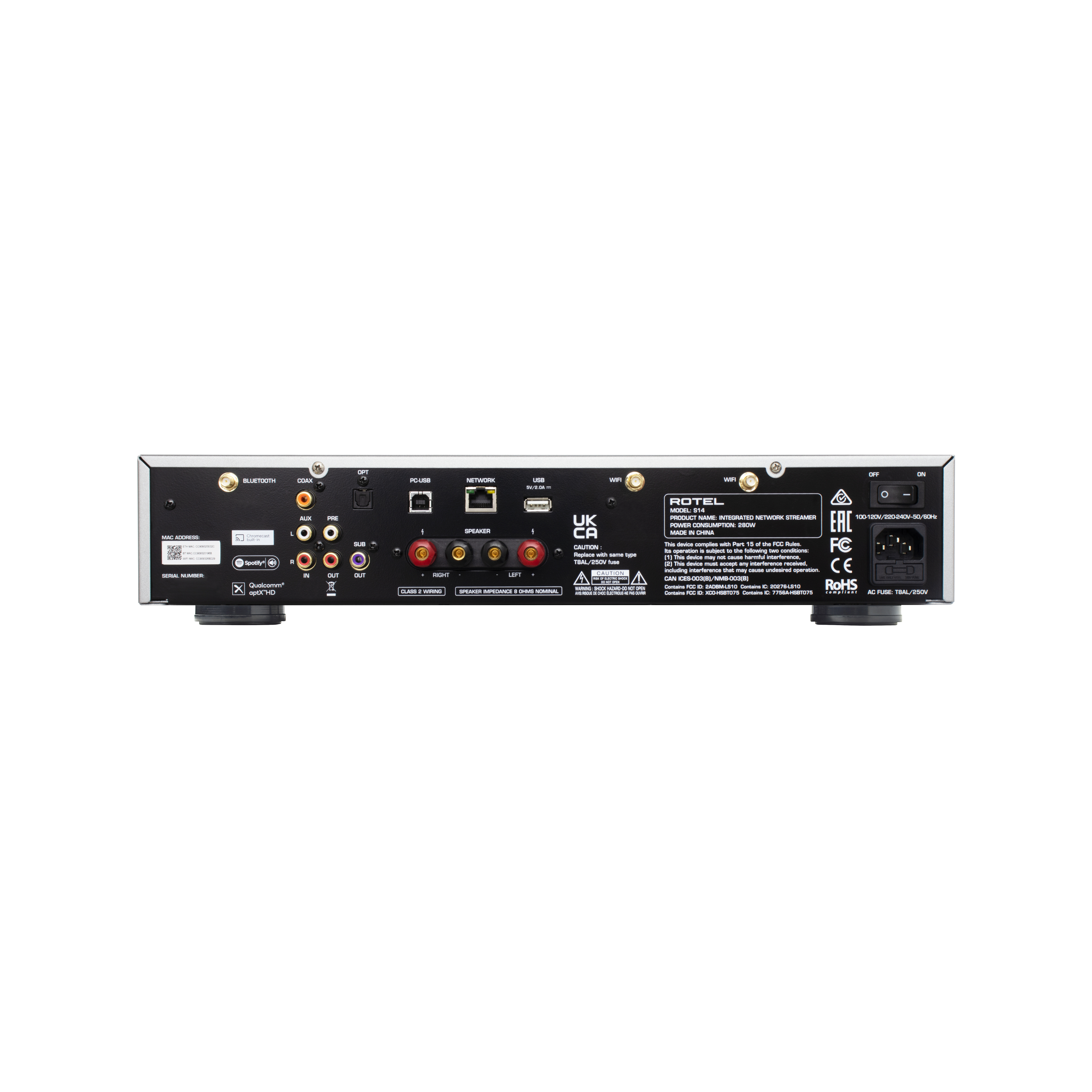 S14 Integrated Streaming Amplifier - Silver