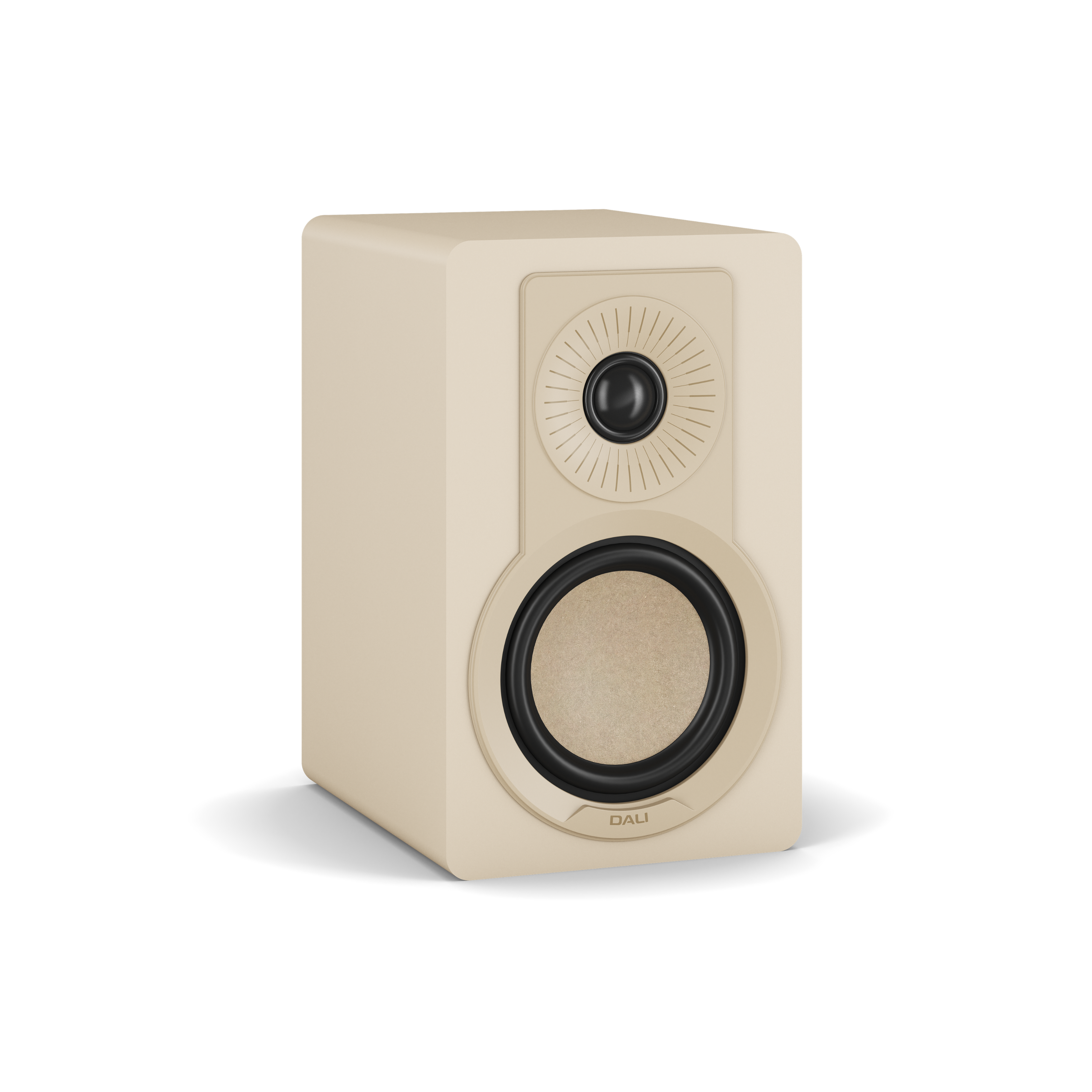 Kupid Compact Bookshelf Speaker - Caramel White