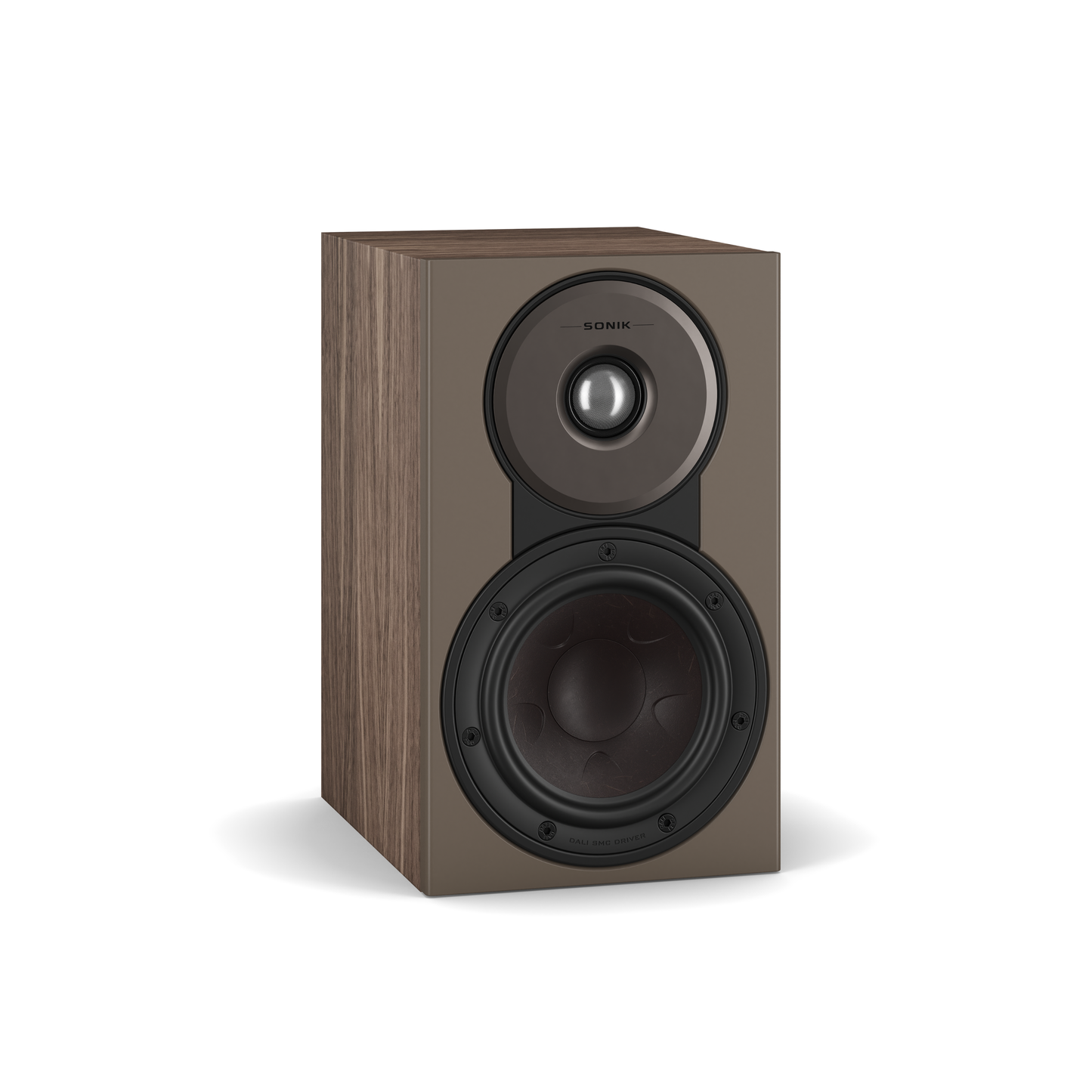 Sonik 1 Bookshelf Speaker Pair - Walnut