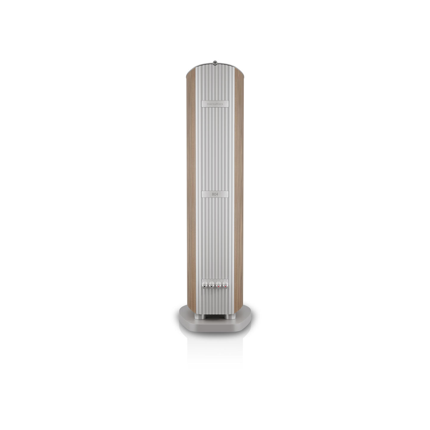 804 D5 Floor-standing Speaker Pair - Light Walnut