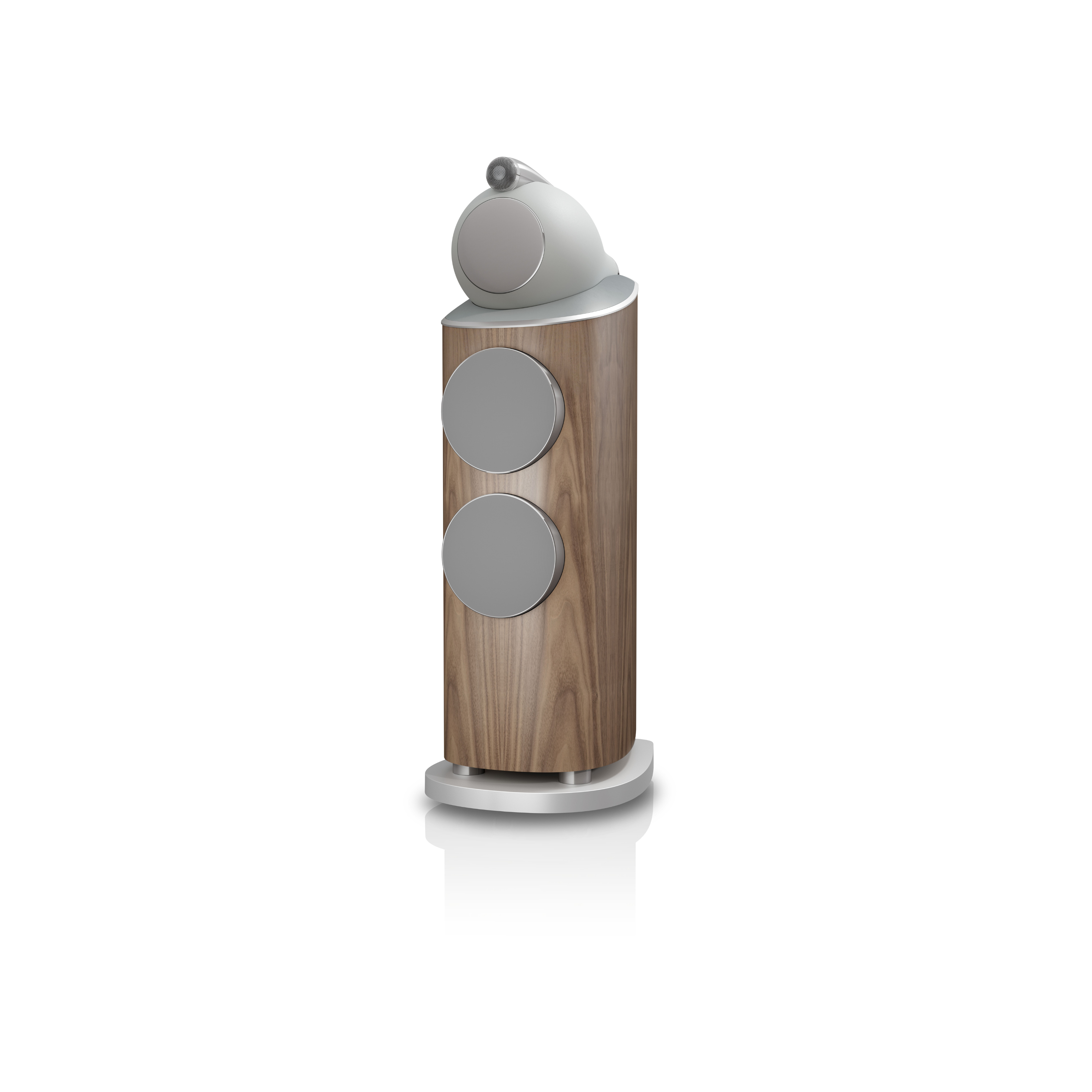 802 D5 Floor-standing Speaker Pair - Light Walnut