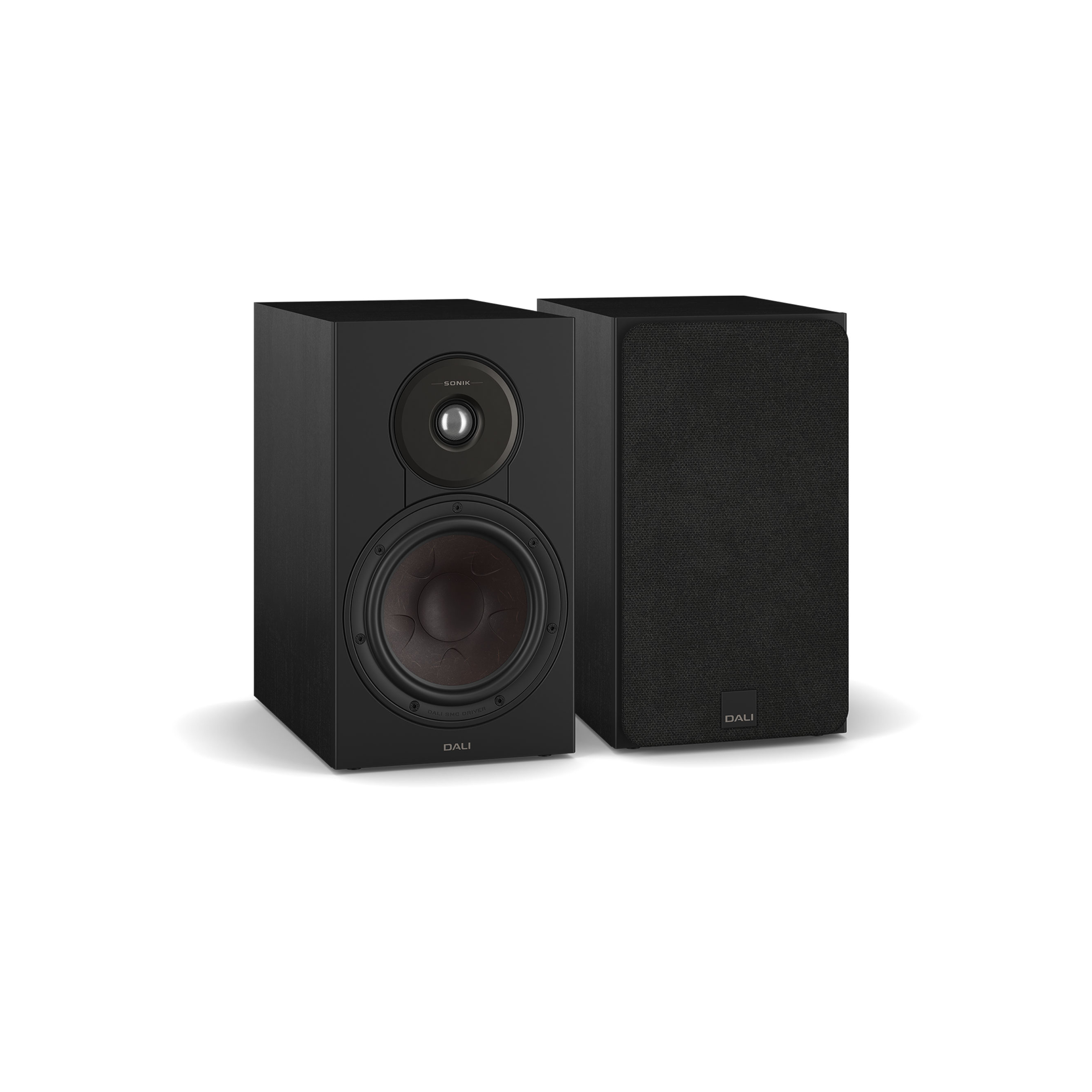 Sonik 3 Bookshelf Speaker Pair - Black Ash