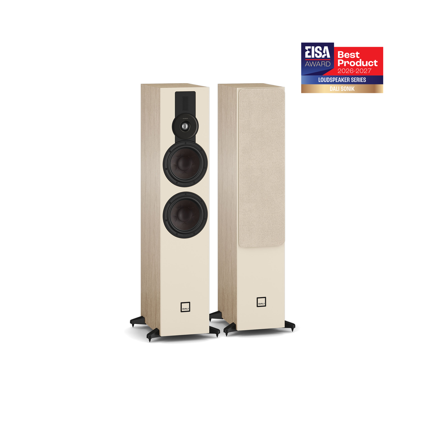 Sonik 7 Floorstanding Speaker Pair - Natural Oak