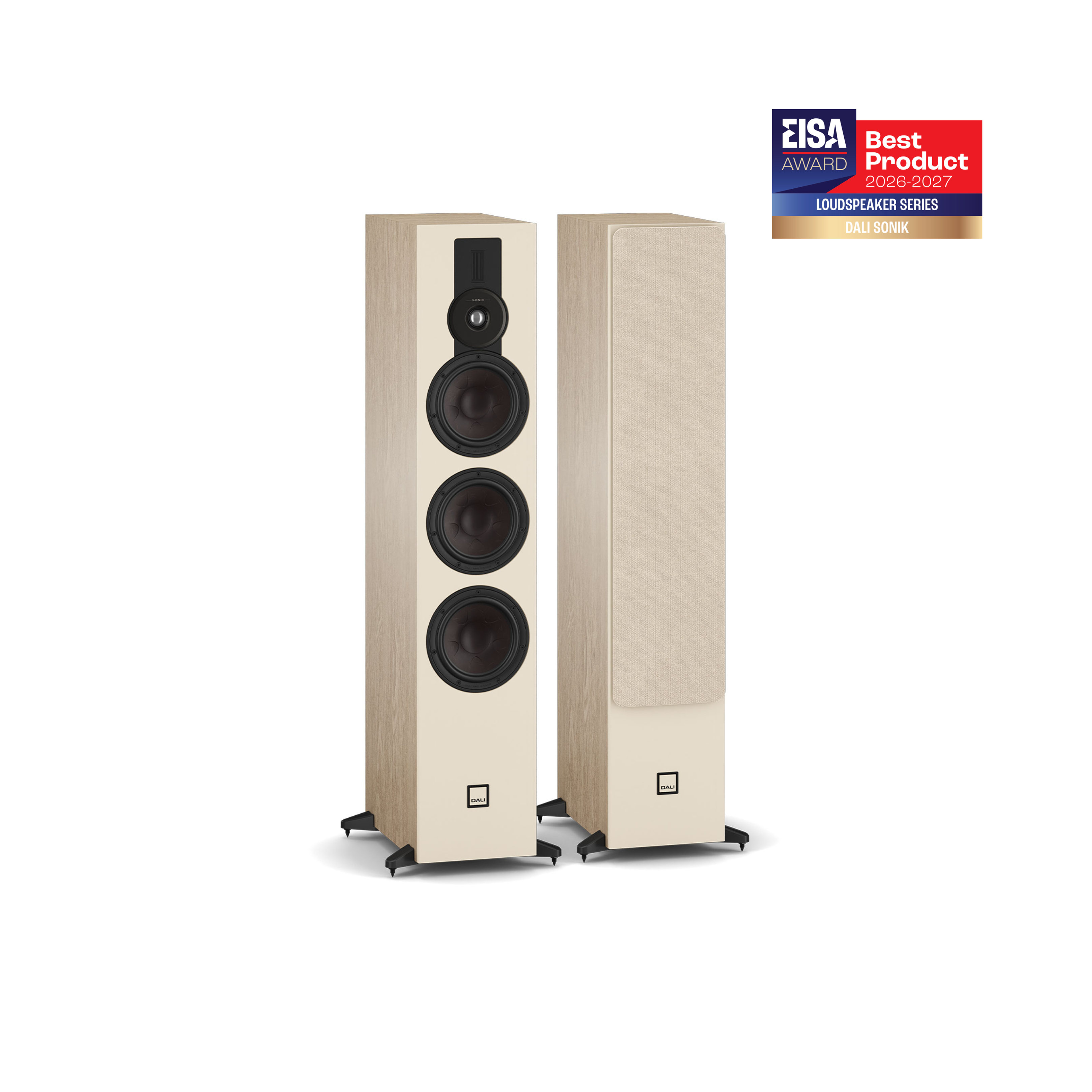 Sonik 9 Floorstanding Speaker Pair - Natural Oak