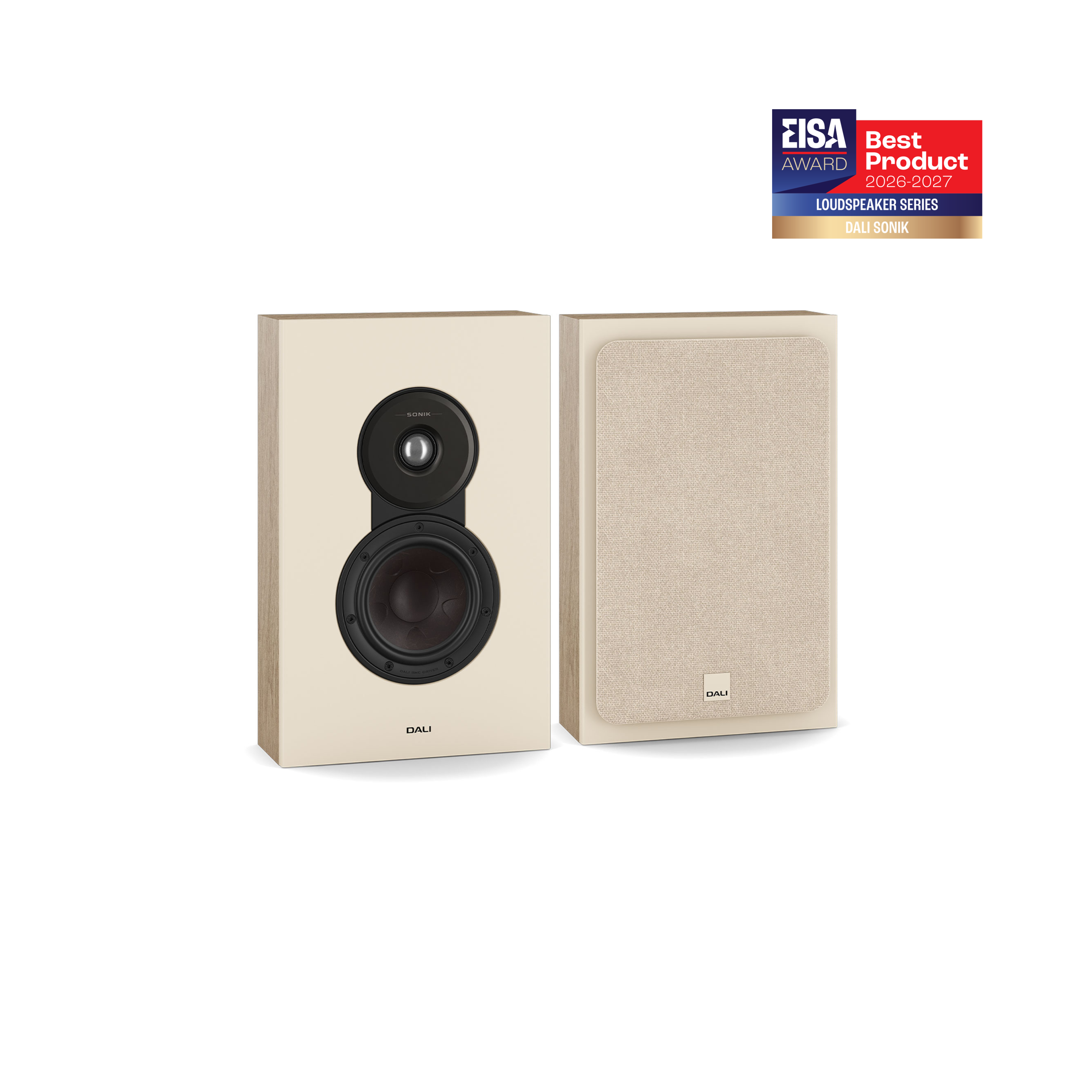Sonik On-Wall Speaker Pair - Natural Oak