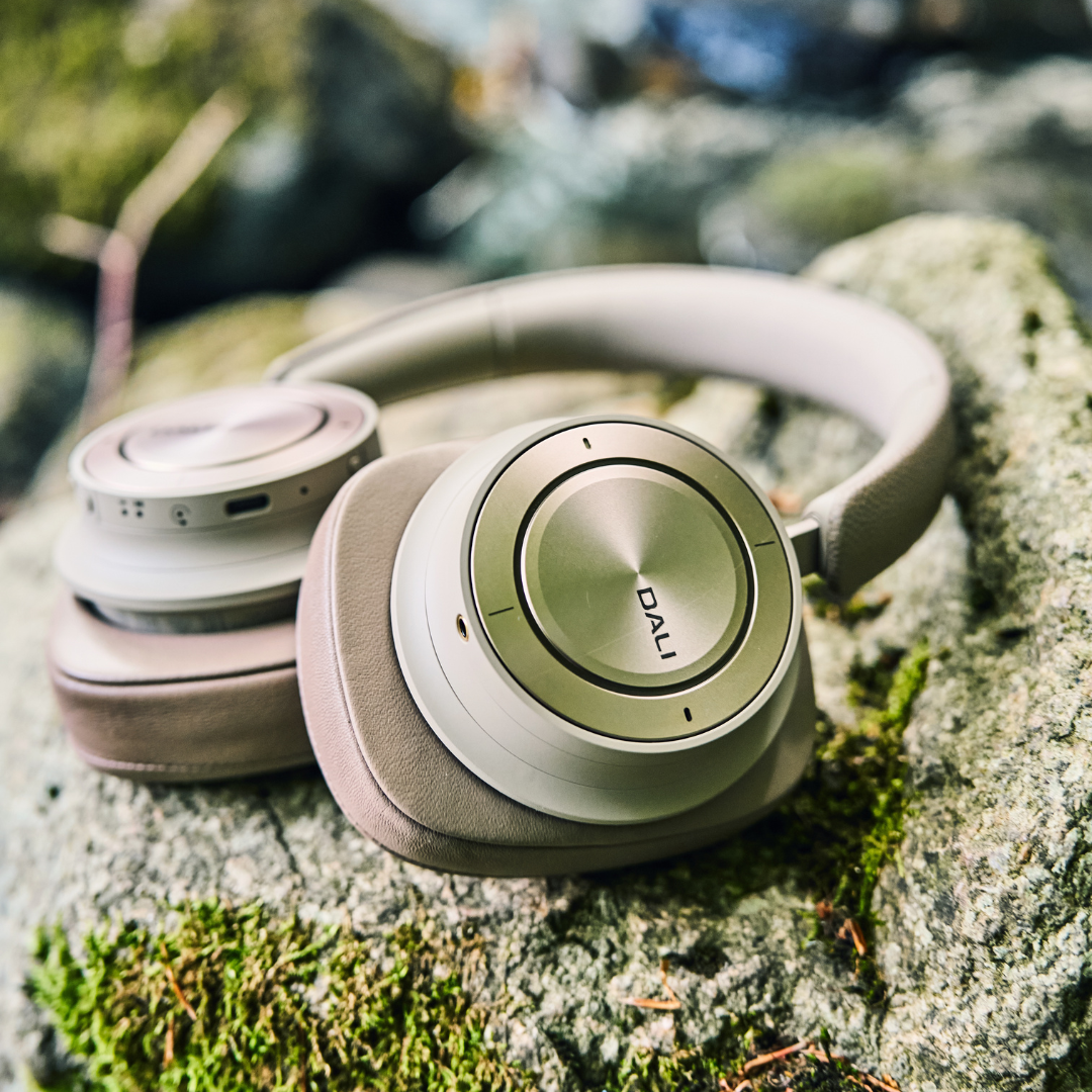 IO-12 Wireless Noise Cancelling Hi-Fi Headphones - Mocha Grey