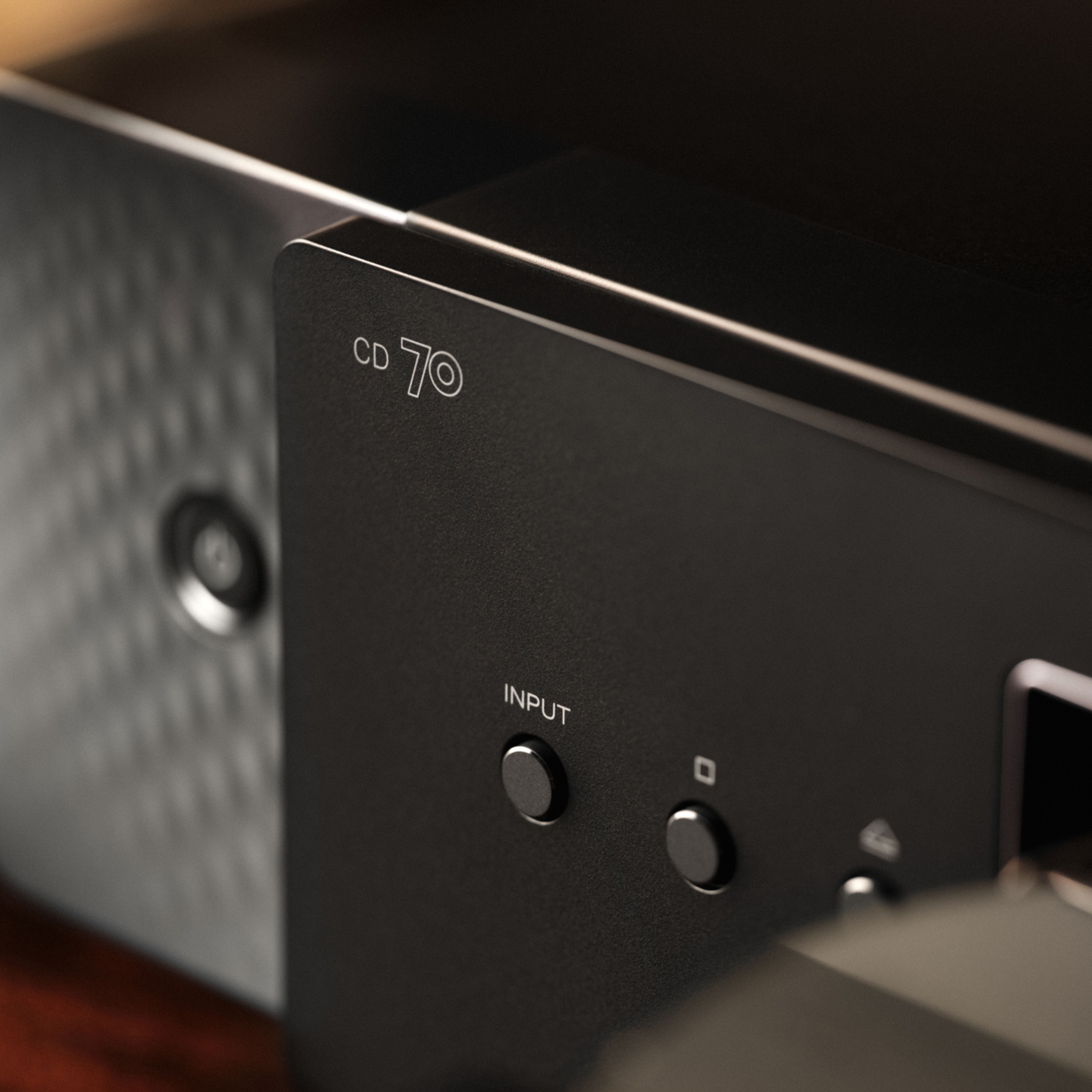 CD 70 CD Player with High-Performance DAC and USB Playback - Black