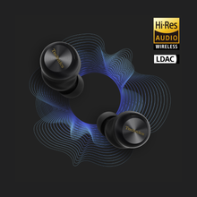 AZ100 True Wireless Earbuds with Magnetic Fluid Driver - Black