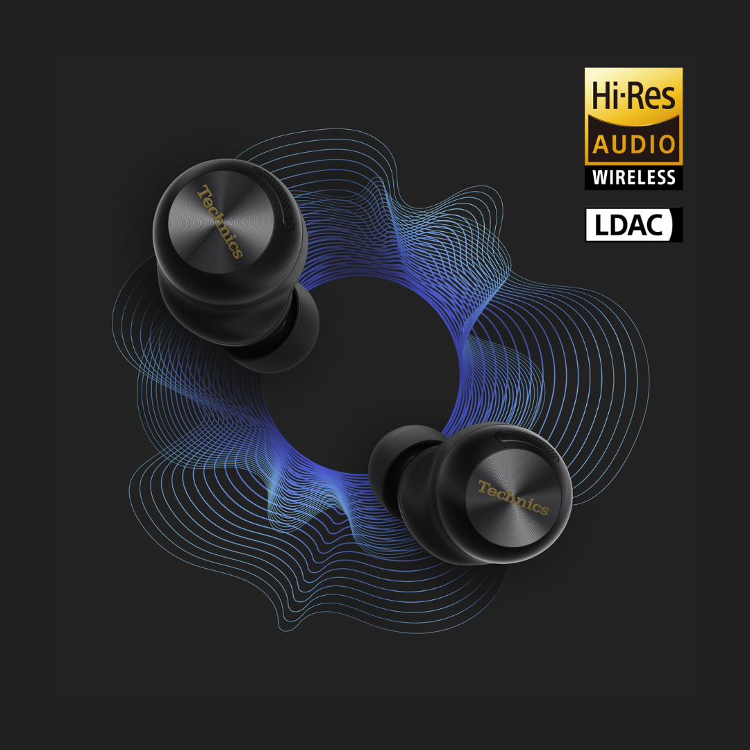 AZ100 True Wireless Earbuds with Magnetic Fluid Driver - Black