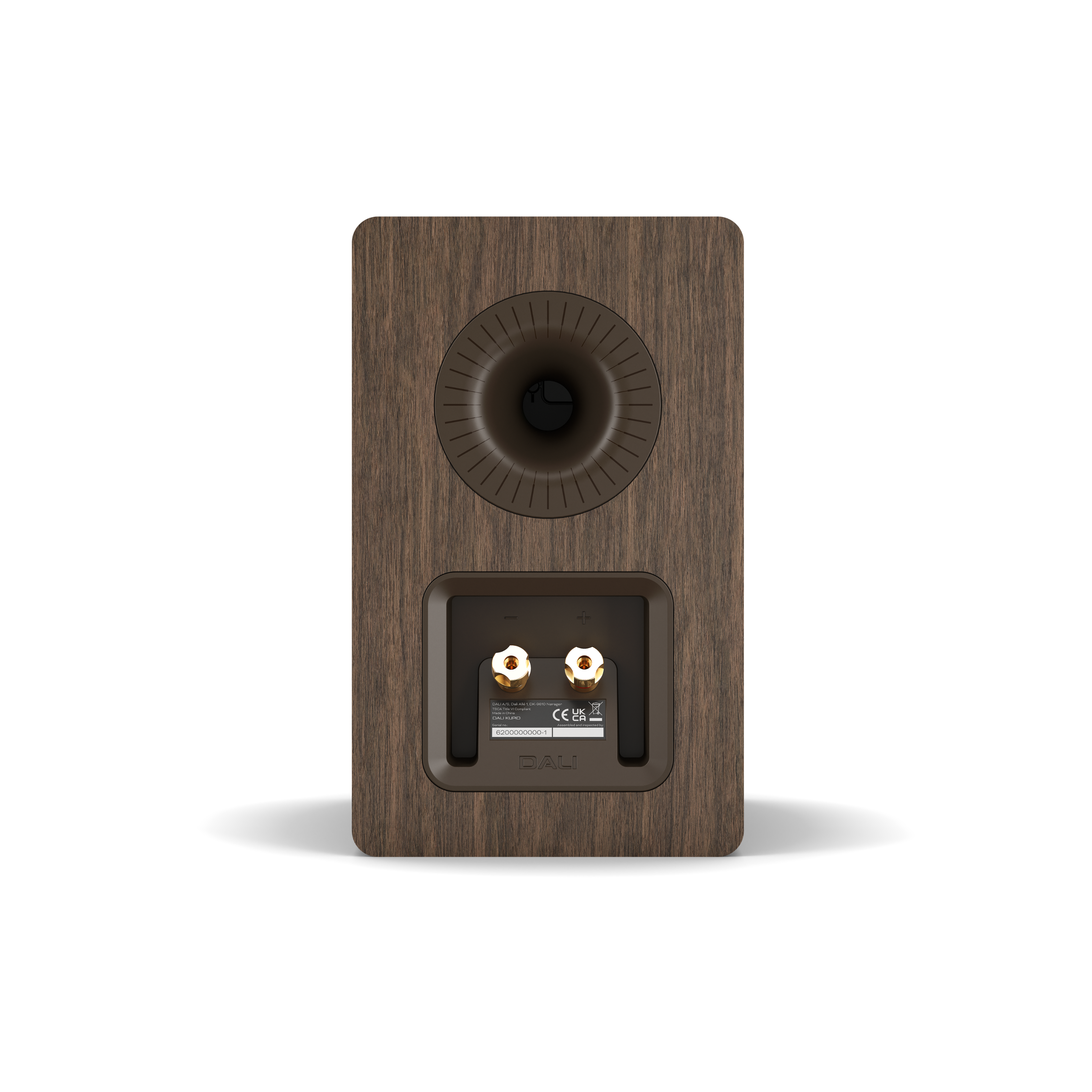 Kupid Compact Bookshelf Speaker - Dark Walnut