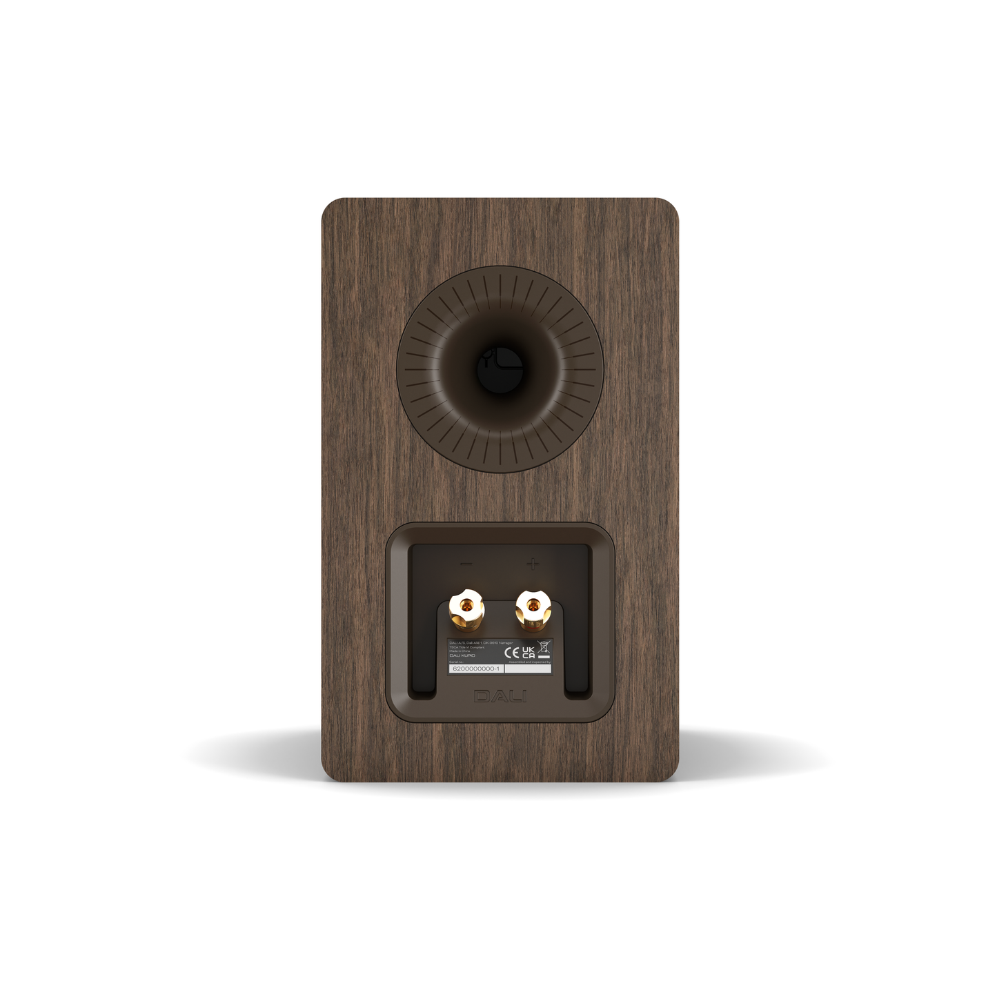 Kupid Compact Bookshelf Speaker - Dark Walnut