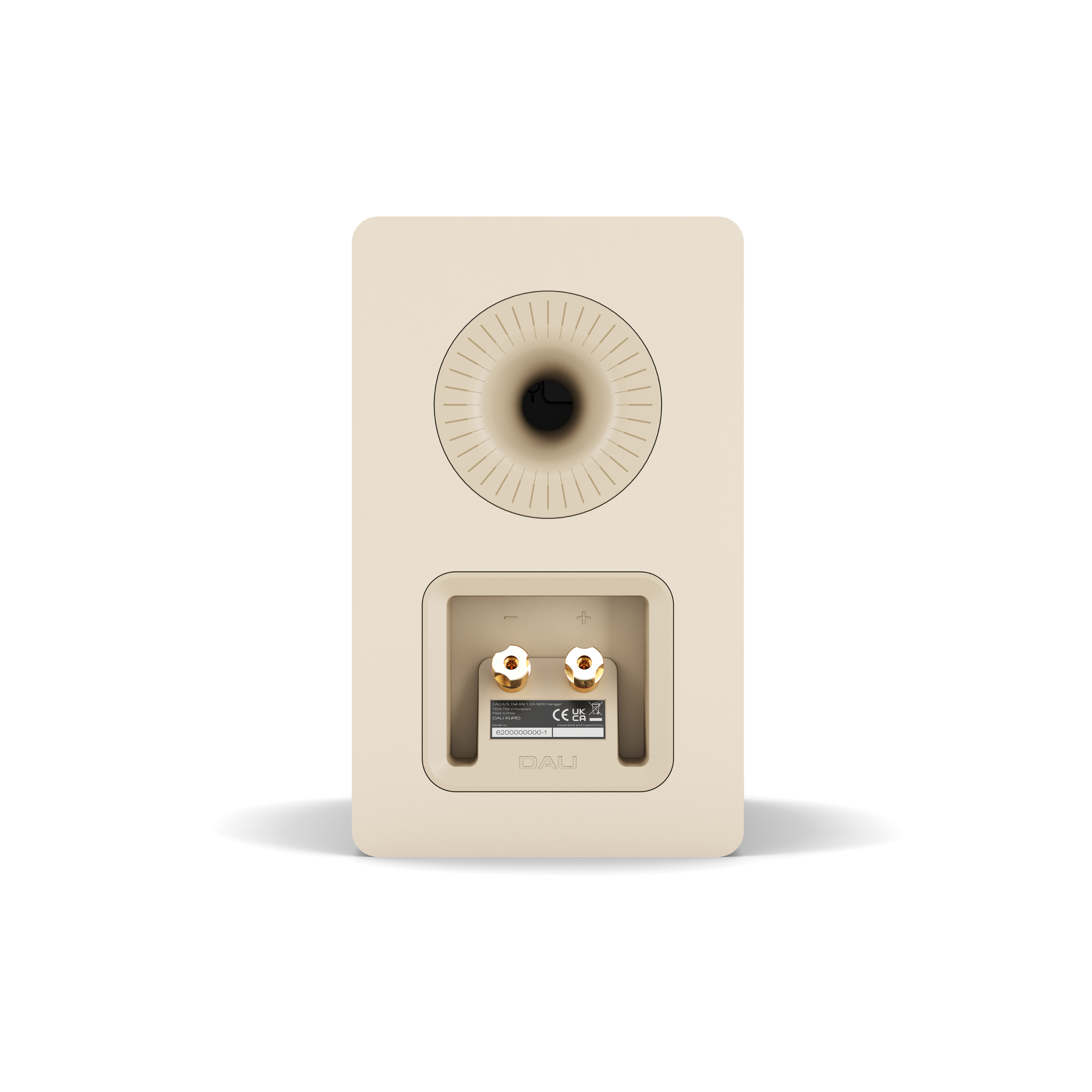 Kupid Compact Bookshelf Speaker - Caramel White