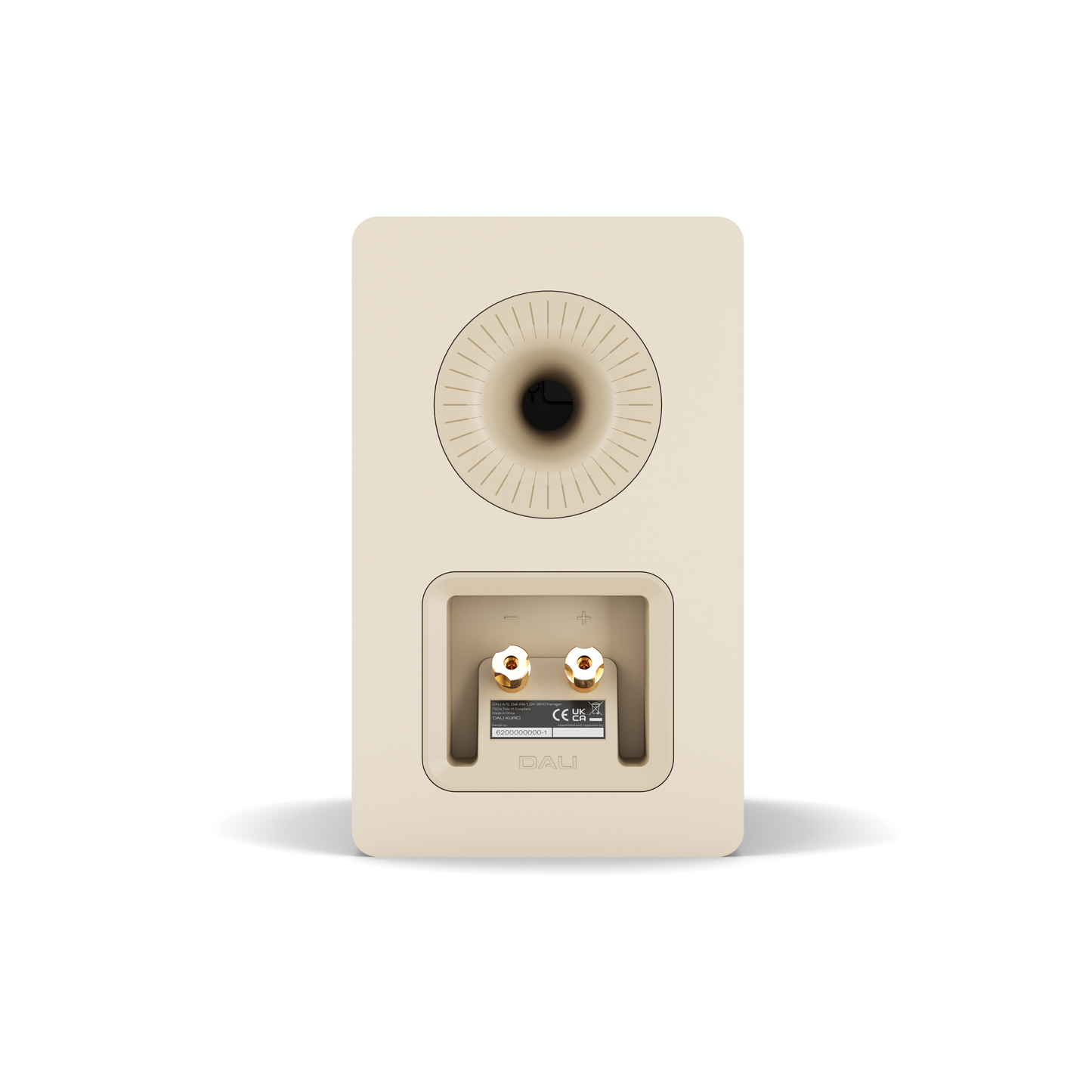 Kupid Compact Bookshelf Speaker - Caramel White