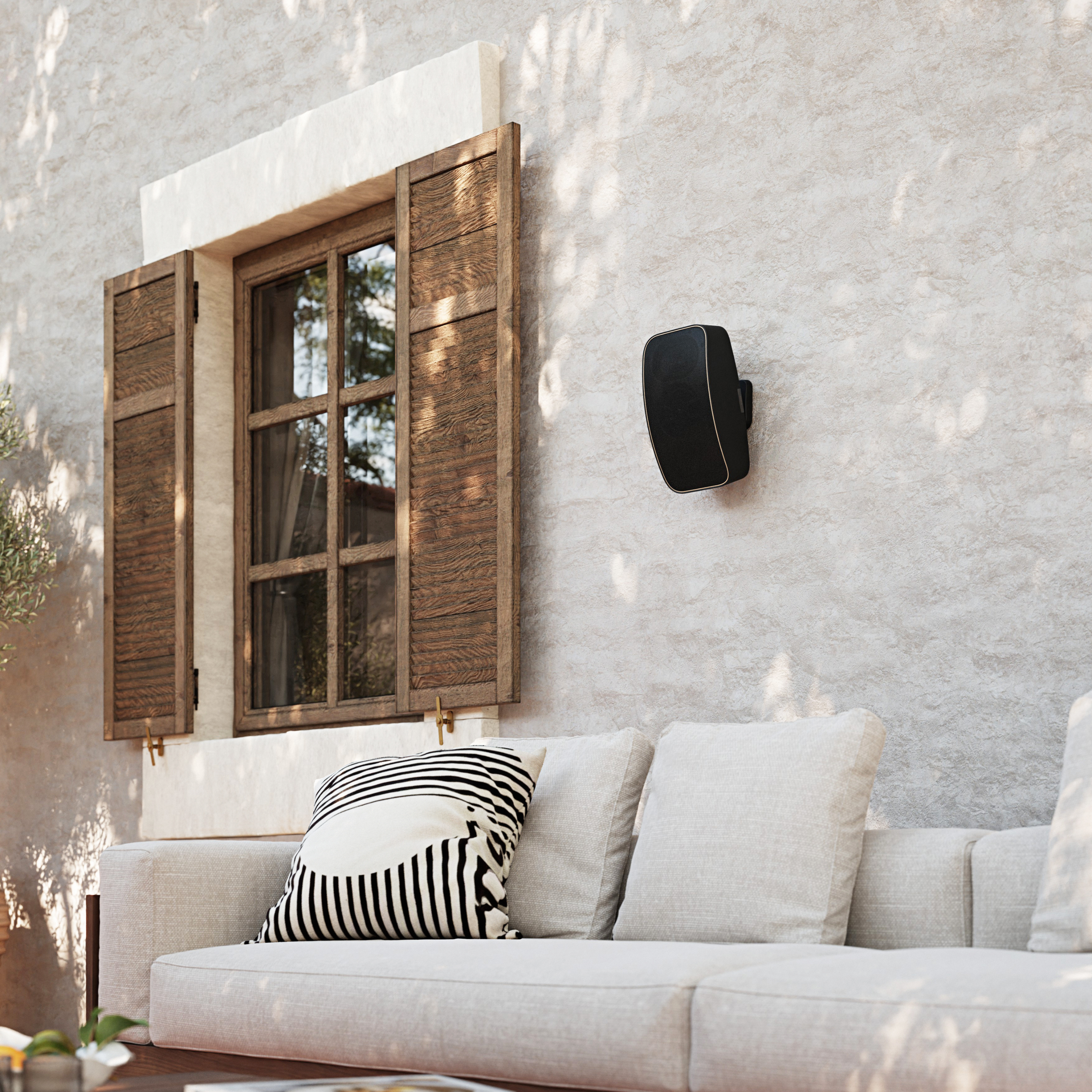 Gardian OW-6 Outdoor Loudspeaker Pair - Black