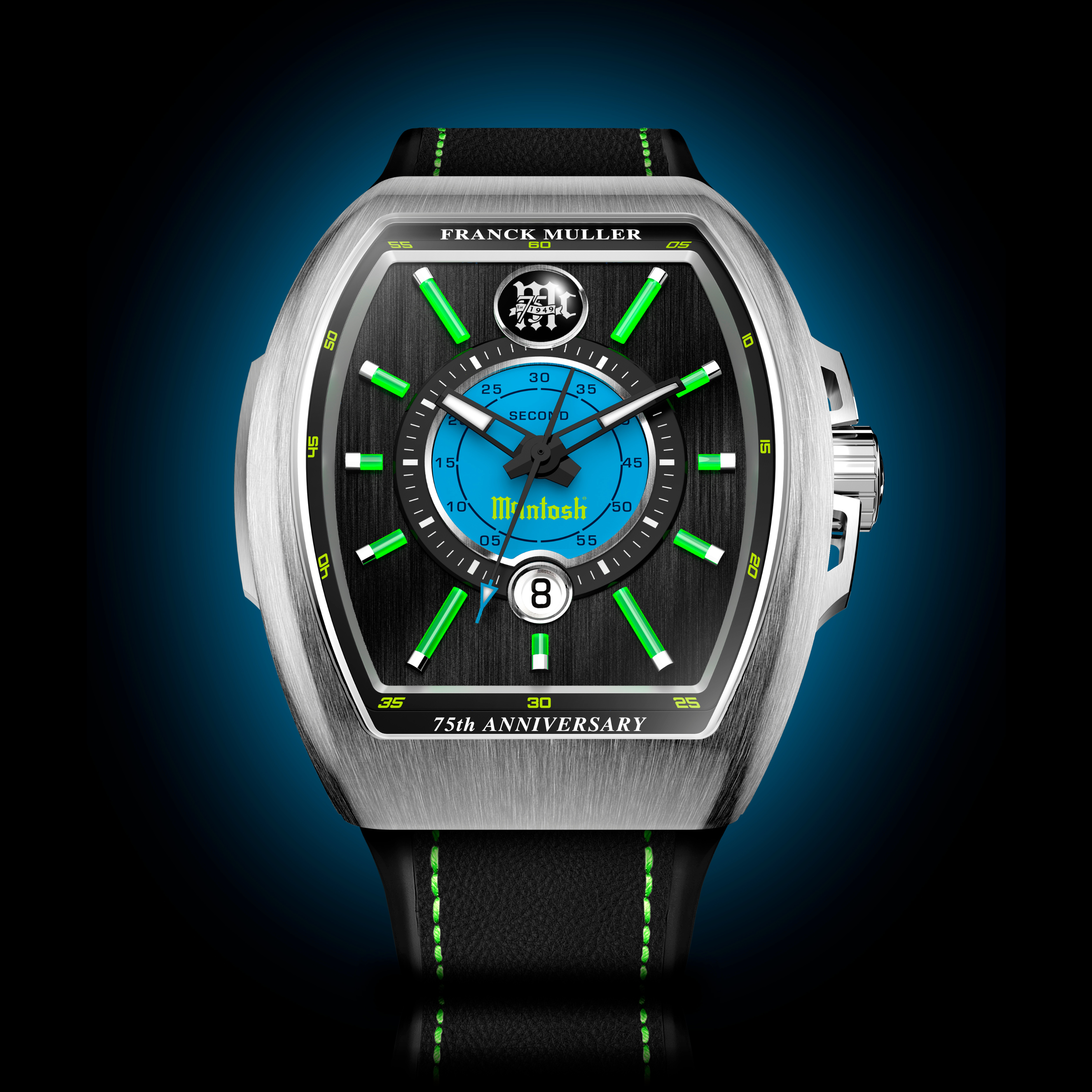 McIntosh Vanguard Classical Steel 75th Anniversary Watch by Franck Muller