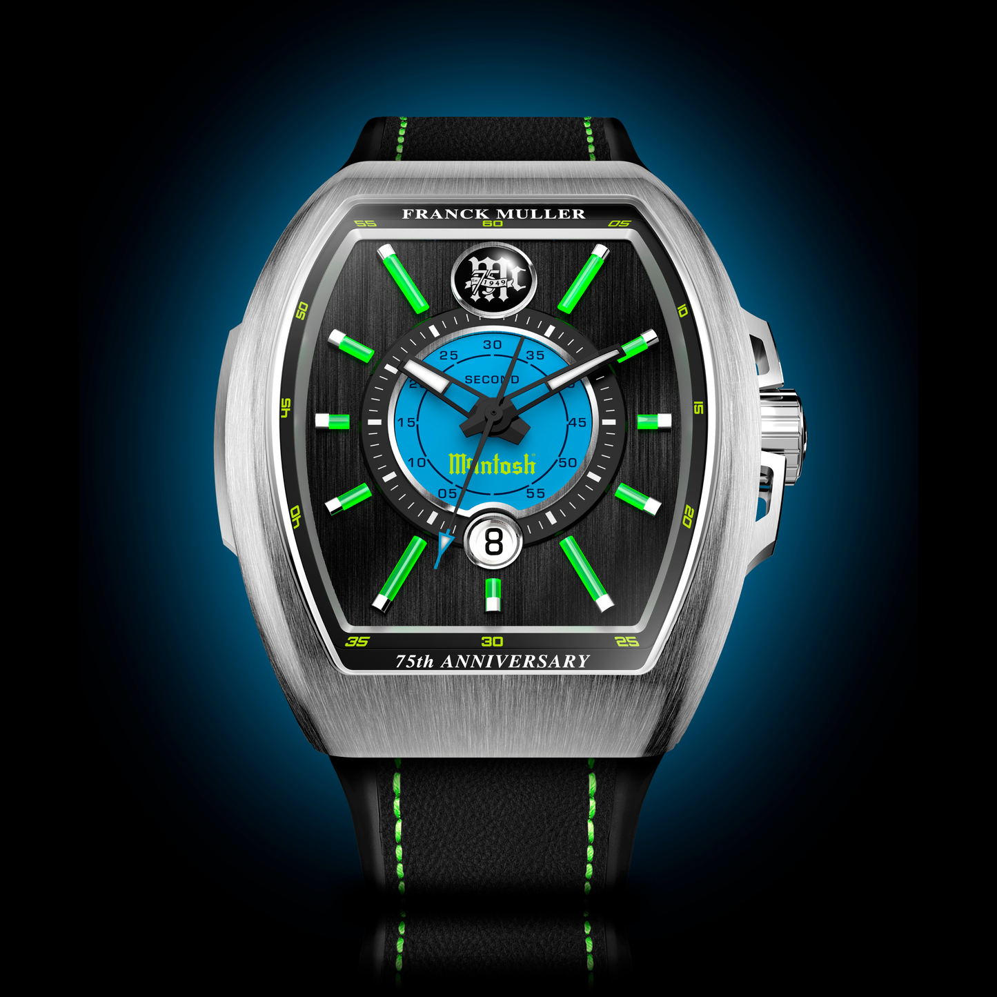 McIntosh Vanguard Classical Steel 75th Anniversary Watch by Franck Muller