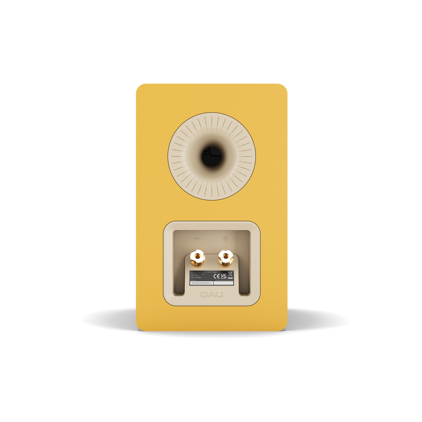 Kupid Compact Bookshelf Speaker - Golden Yellow