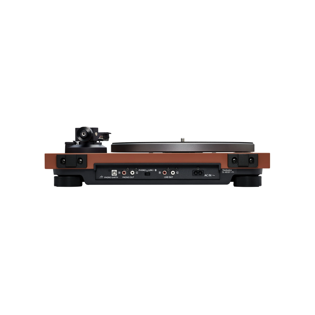 SL-40CBT Direct Drive Turntable with Bluetooth - Terracotta Brown