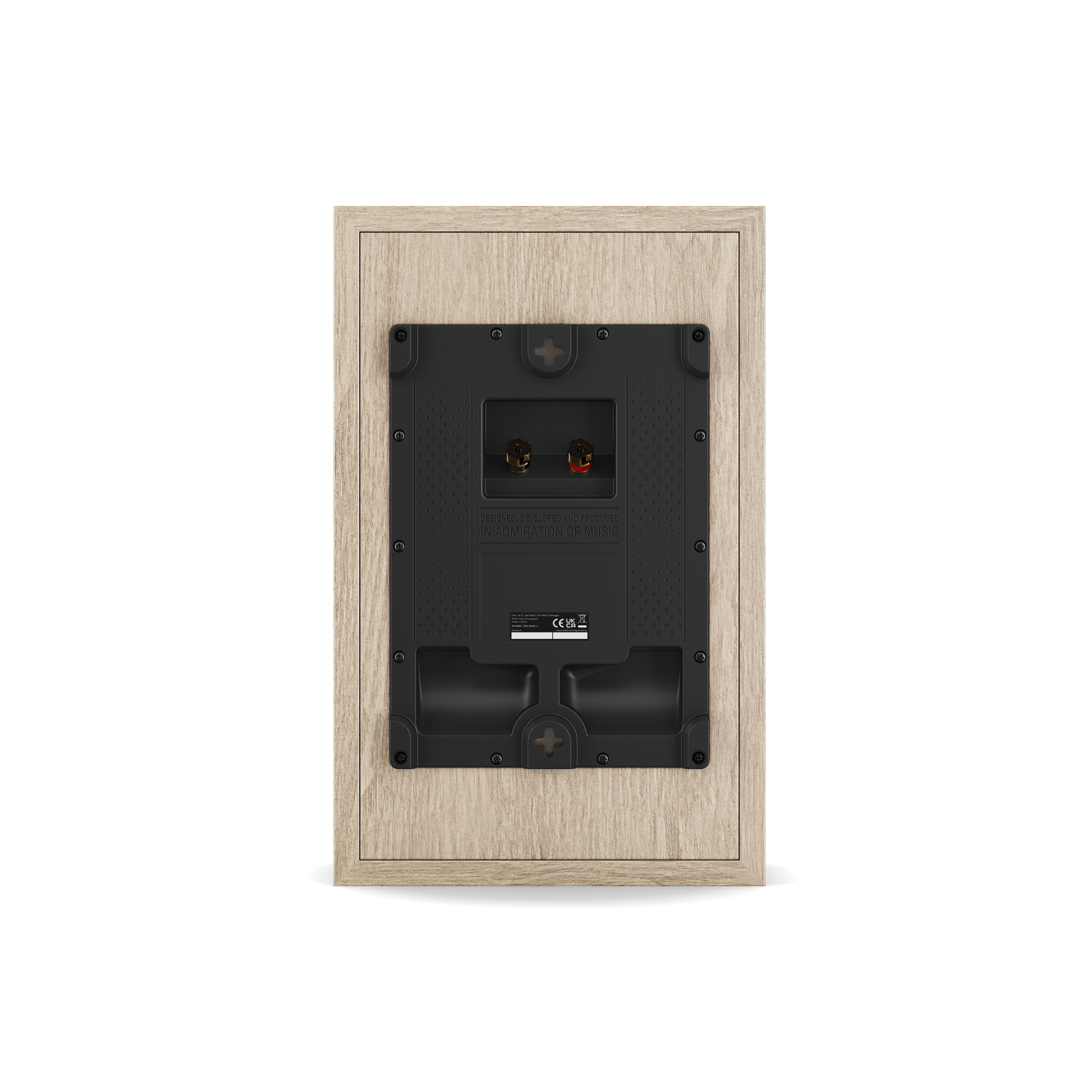 Sonik On-Wall Speaker Pair - Natural Oak