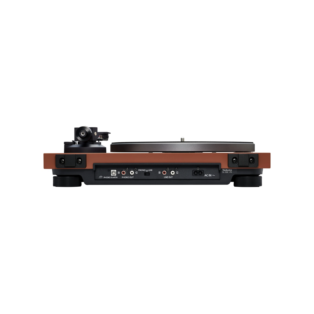 SL-50C Direct Drive Turntable - Terracotta Brown