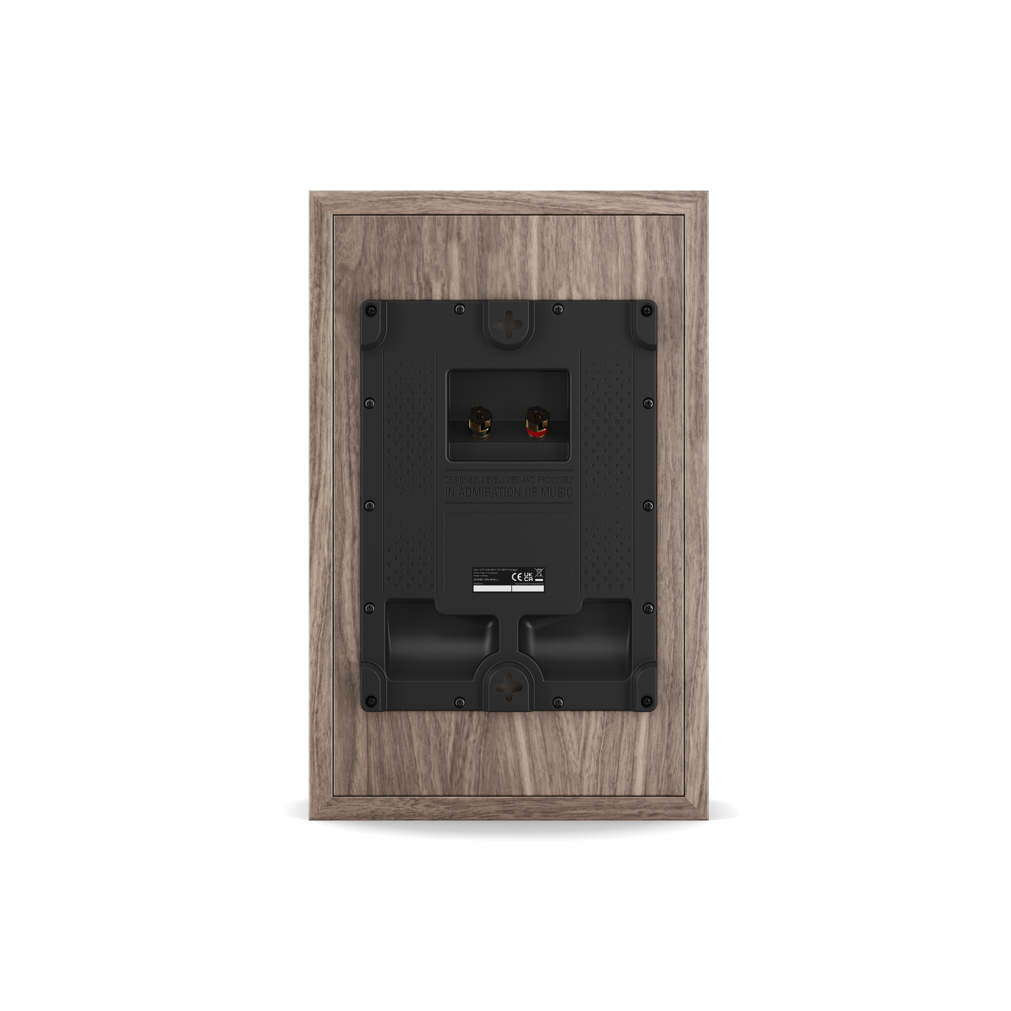 Sonik On-Wall Speaker Pair - Walnut