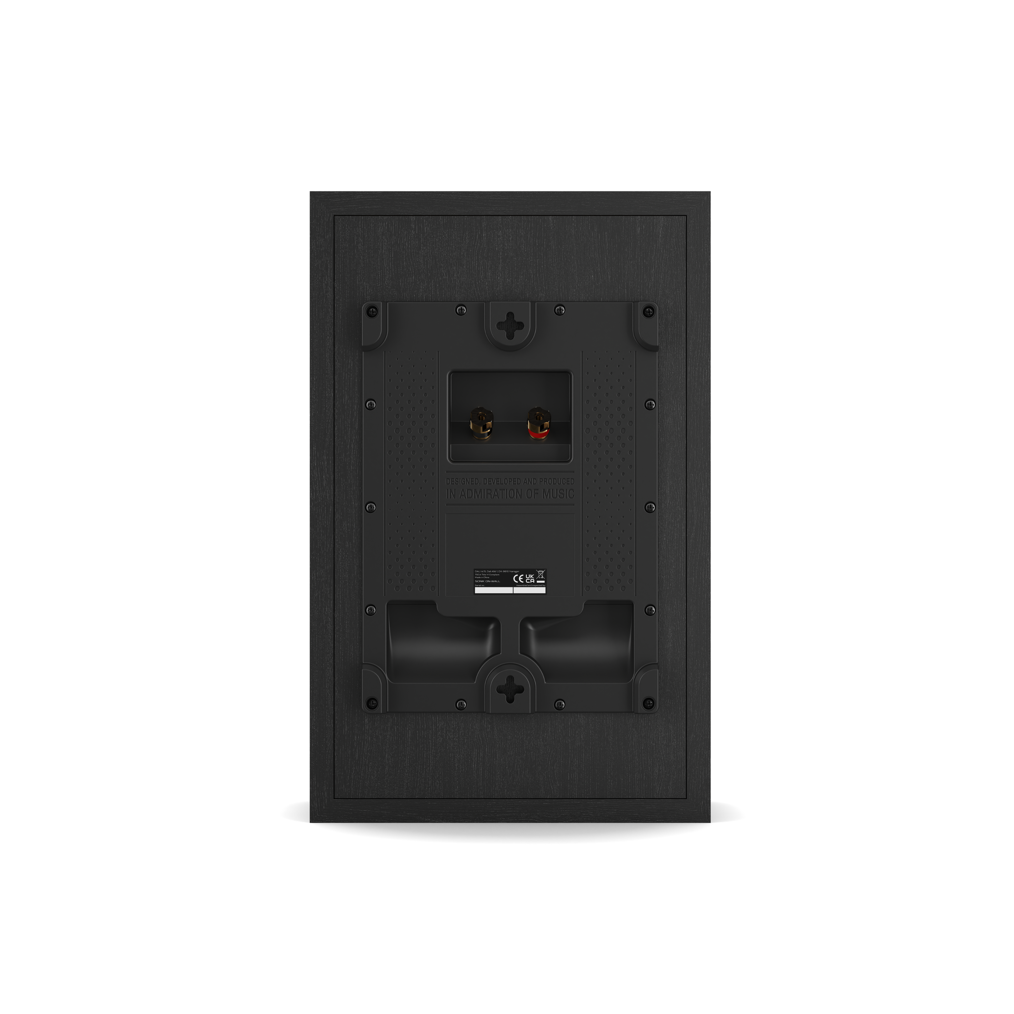 Sonik On-Wall Speaker Pair - Black Ash