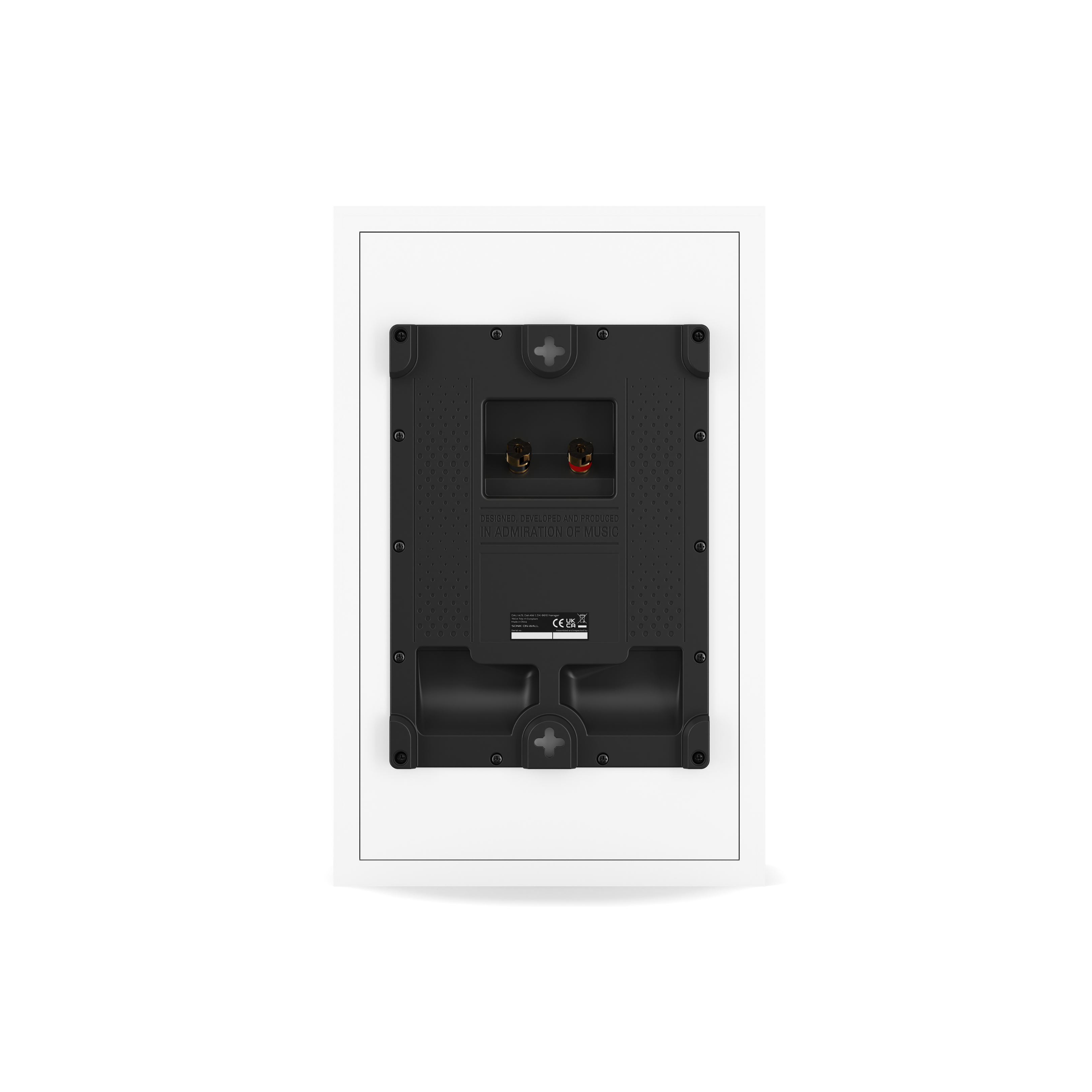 Sonik On-Wall Speaker Pair - White