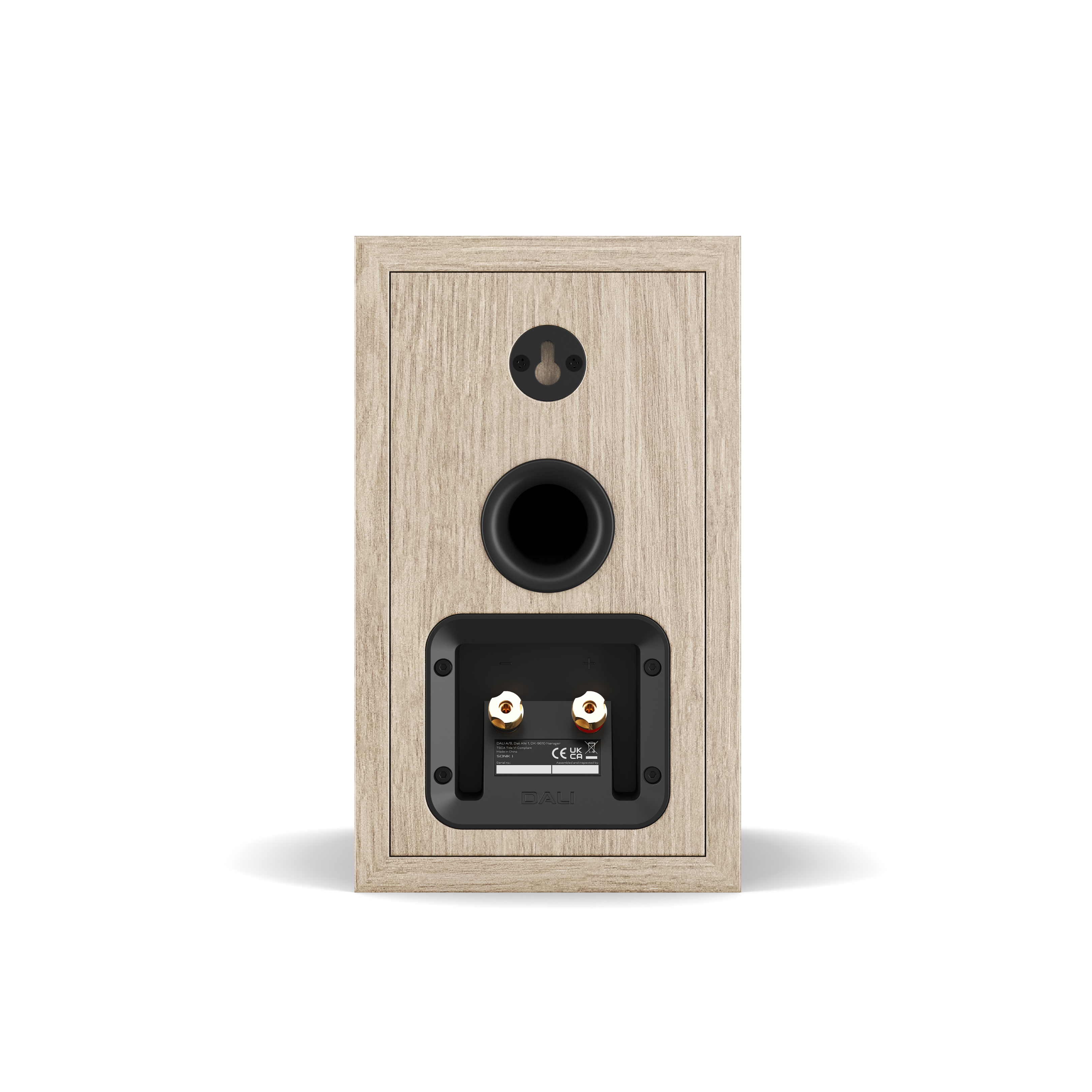 Sonik 1 Bookshelf Speaker Pair - Natural Oak