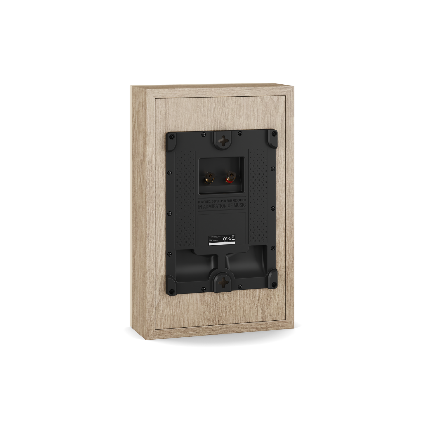 Sonik On-Wall Speaker Pair - Natural Oak