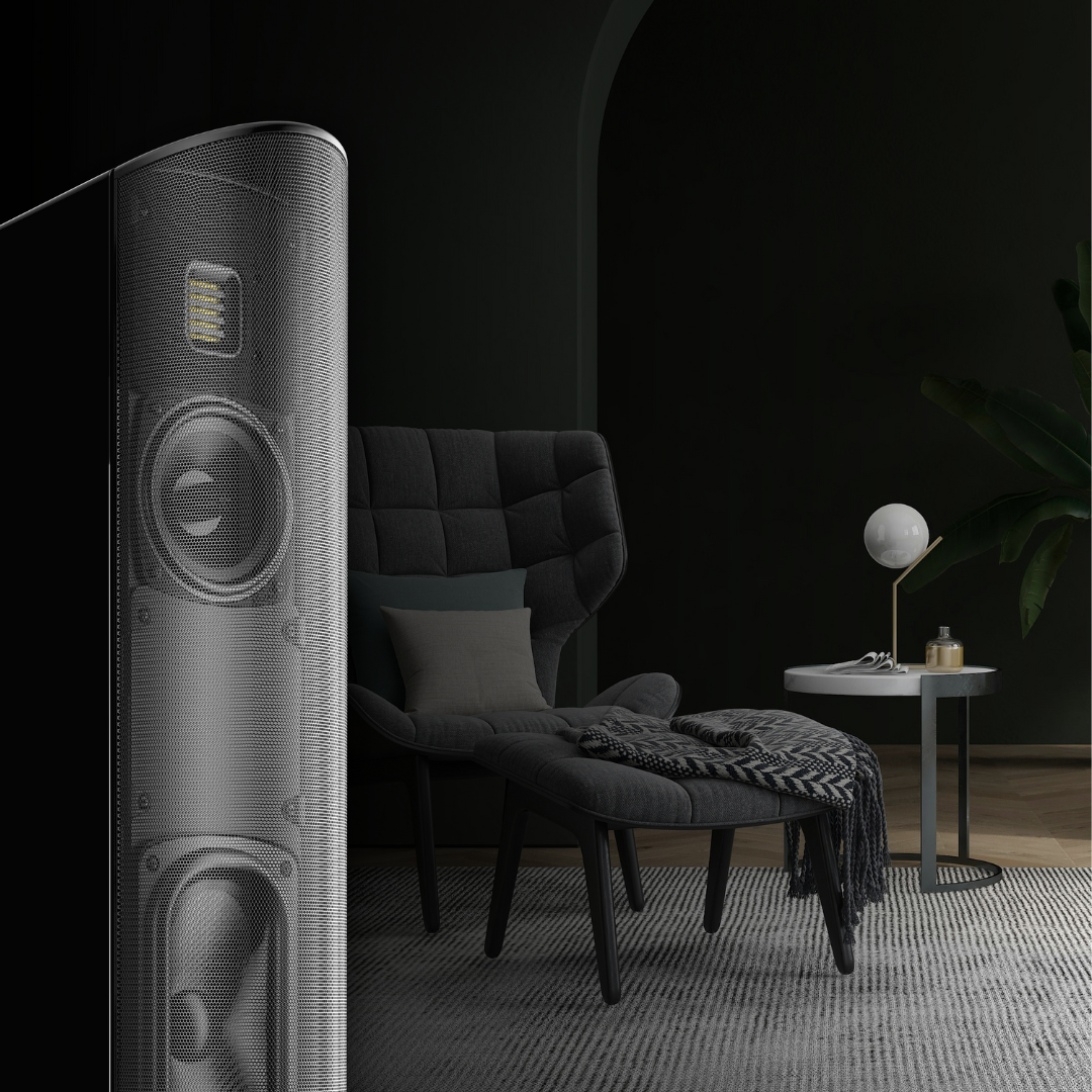 T44 Hybrid Floorstanding Loudspeaker Pair - Santa Barbara Red