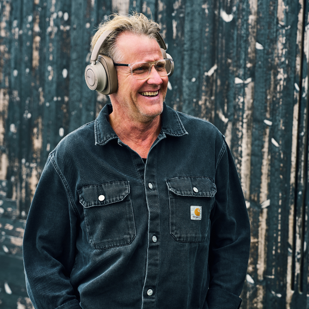 IO-12 Wireless Noise Cancelling Hi-Fi Headphones - Mocha Grey