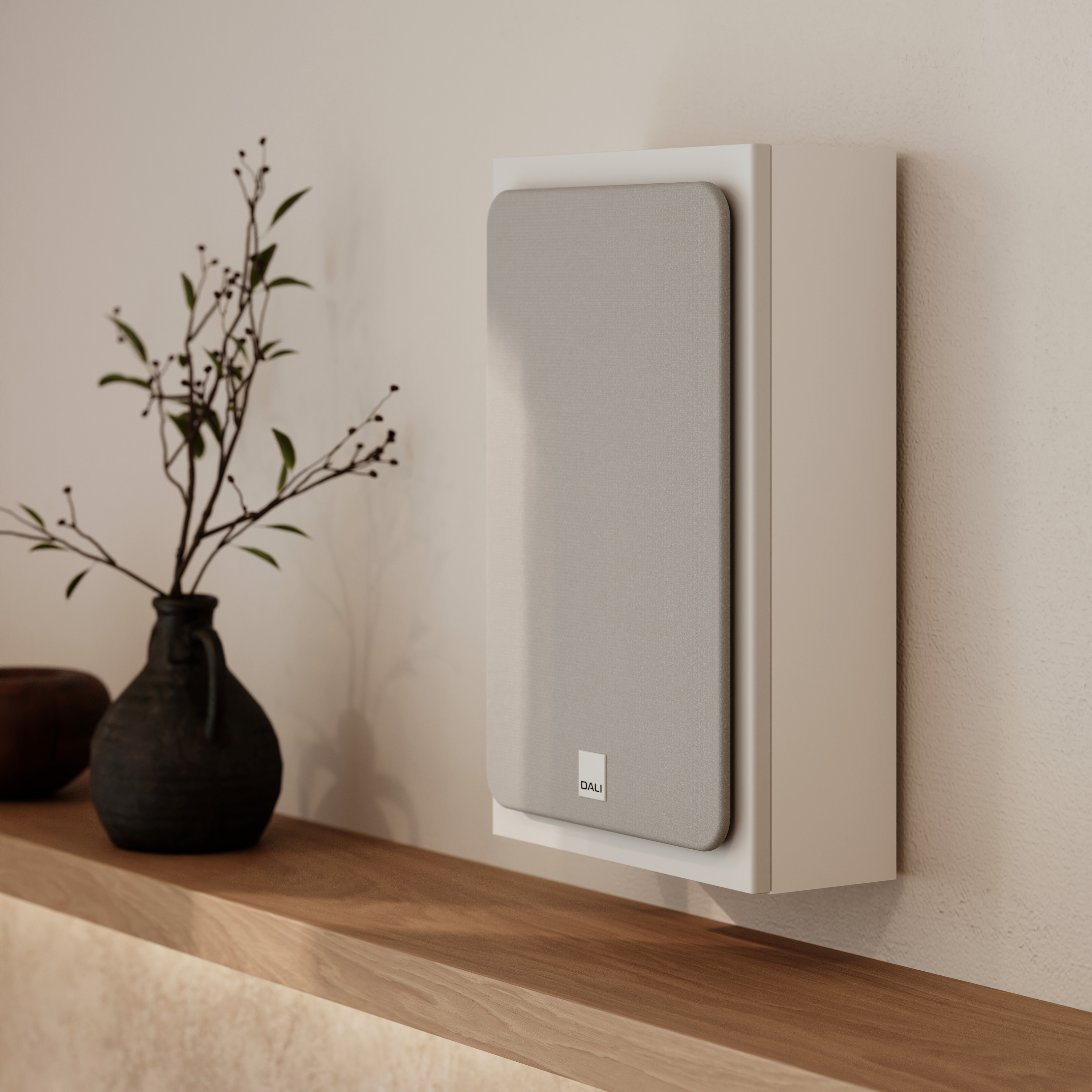 Sonik On-Wall Speaker Pair - White