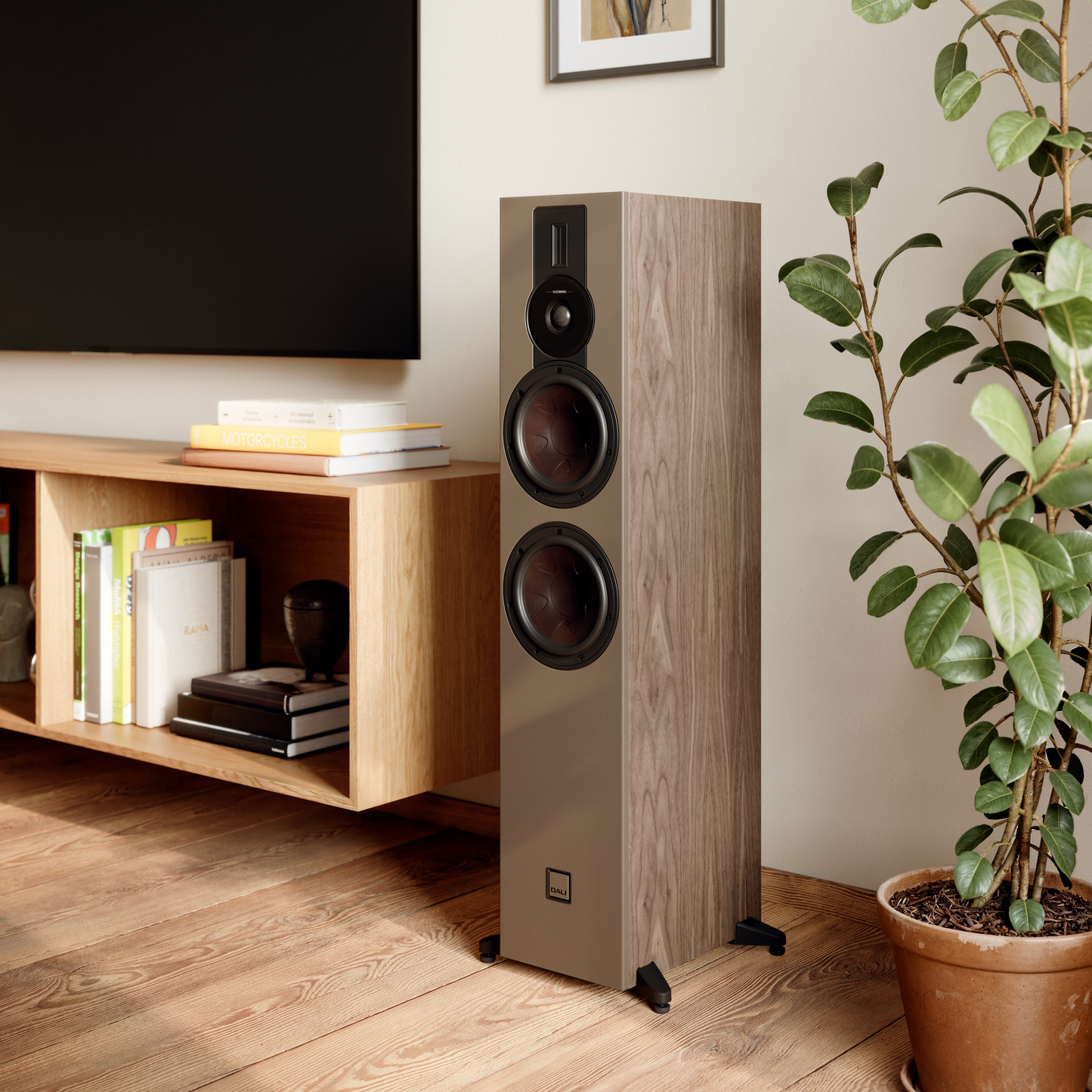 Sonik 7 Floorstanding Speaker Pair - Natural Oak