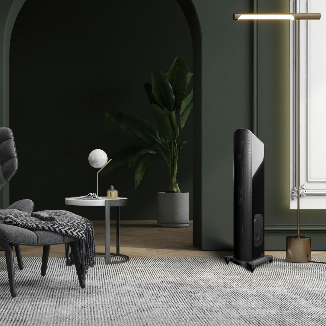 T44 Hybrid Floorstanding Loudspeaker Pair - Piano Black