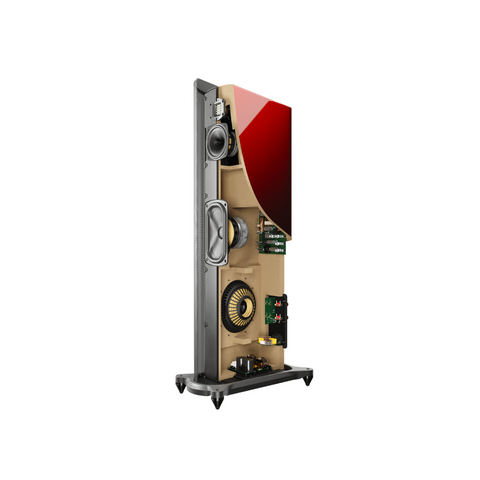 T44 Hybrid Floorstanding Loudspeaker Pair - Santa Barbara Red