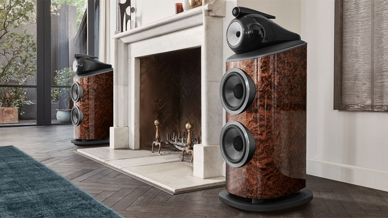 801 D4 Signature Floorstanding Speaker - California Burl Gloss