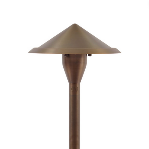 China Hat Path Lighting Kit with Y-Cable & Stake - 9" Hat 3W