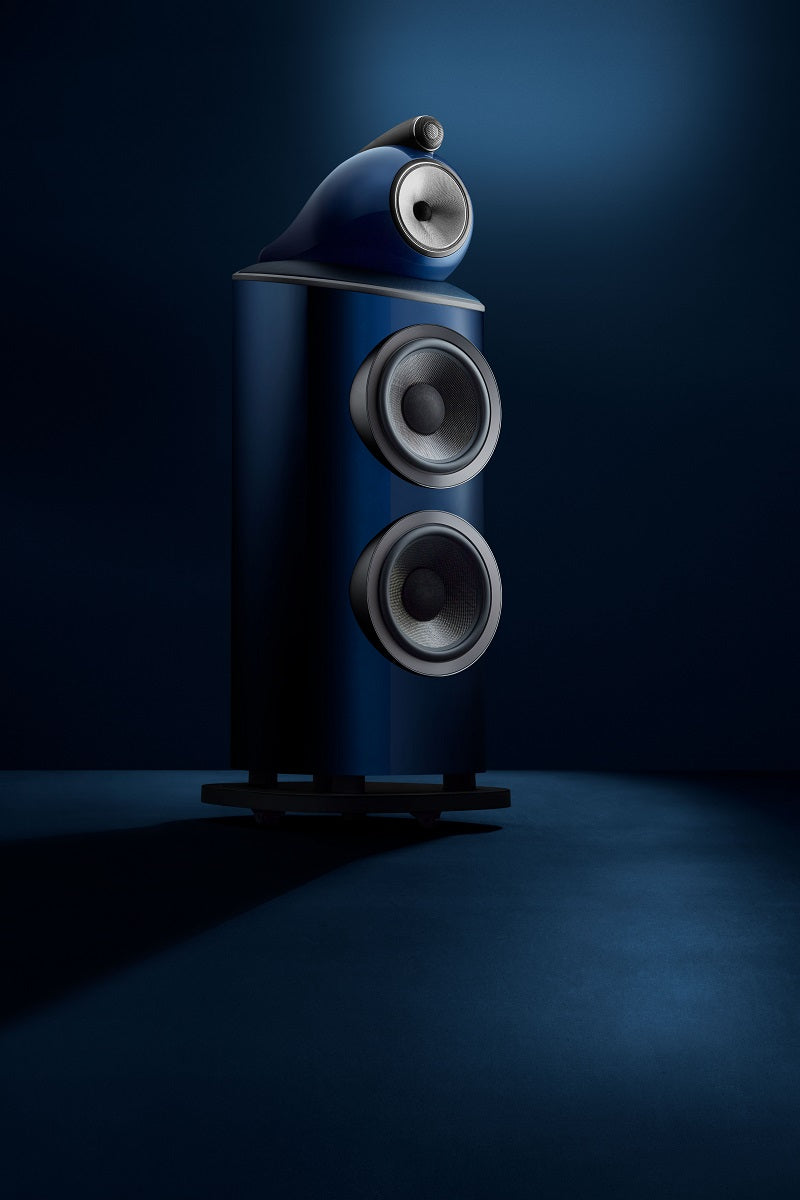 801 D4 Signature Floorstanding Speaker - Midnight Blue Metallic