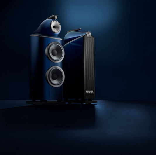 801 D4 Signature Floorstanding Speaker - Midnight Blue Metallic