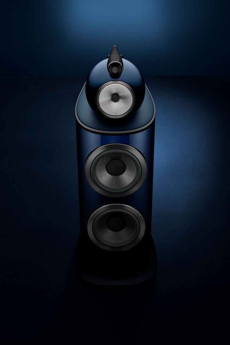 801 D4 Signature Floorstanding Speaker - Midnight Blue Metallic