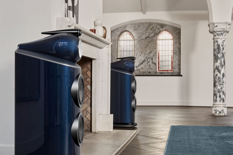 801 D4 Signature Floorstanding Speaker - Midnight Blue Metallic