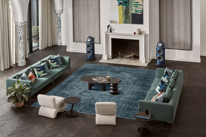 801 D4 Signature Floorstanding Speaker - Midnight Blue Metallic