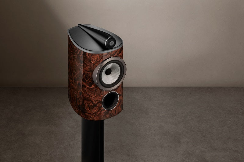805 D4 Signature Stand Mount Speaker Pair - California Burl Gloss