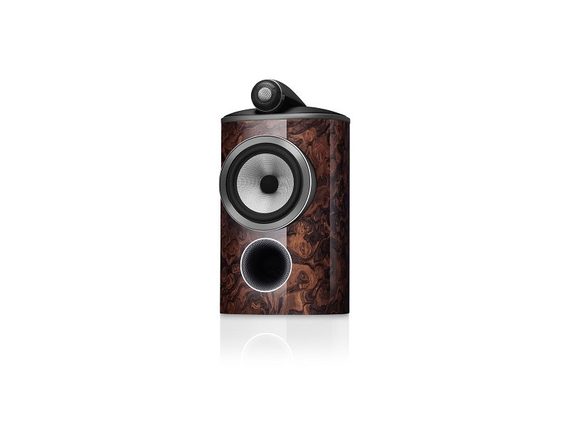 805 D4 Signature Stand Mount Speaker Pair - California Burl Gloss