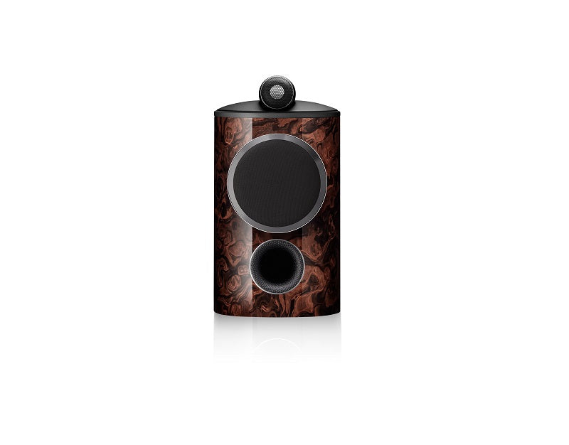 805 D4 Signature Stand Mount Speaker Pair - California Burl Gloss