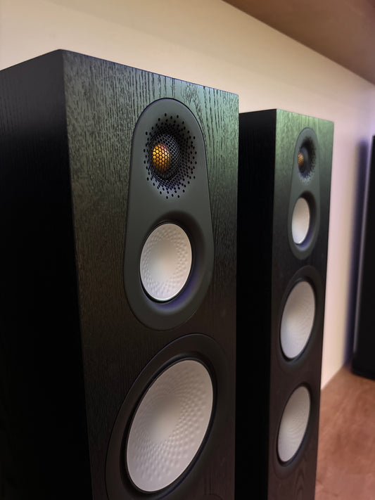 Monitor Audio Silver 300 Floorstanding Speaker - Black Oak - DEMO PAIR