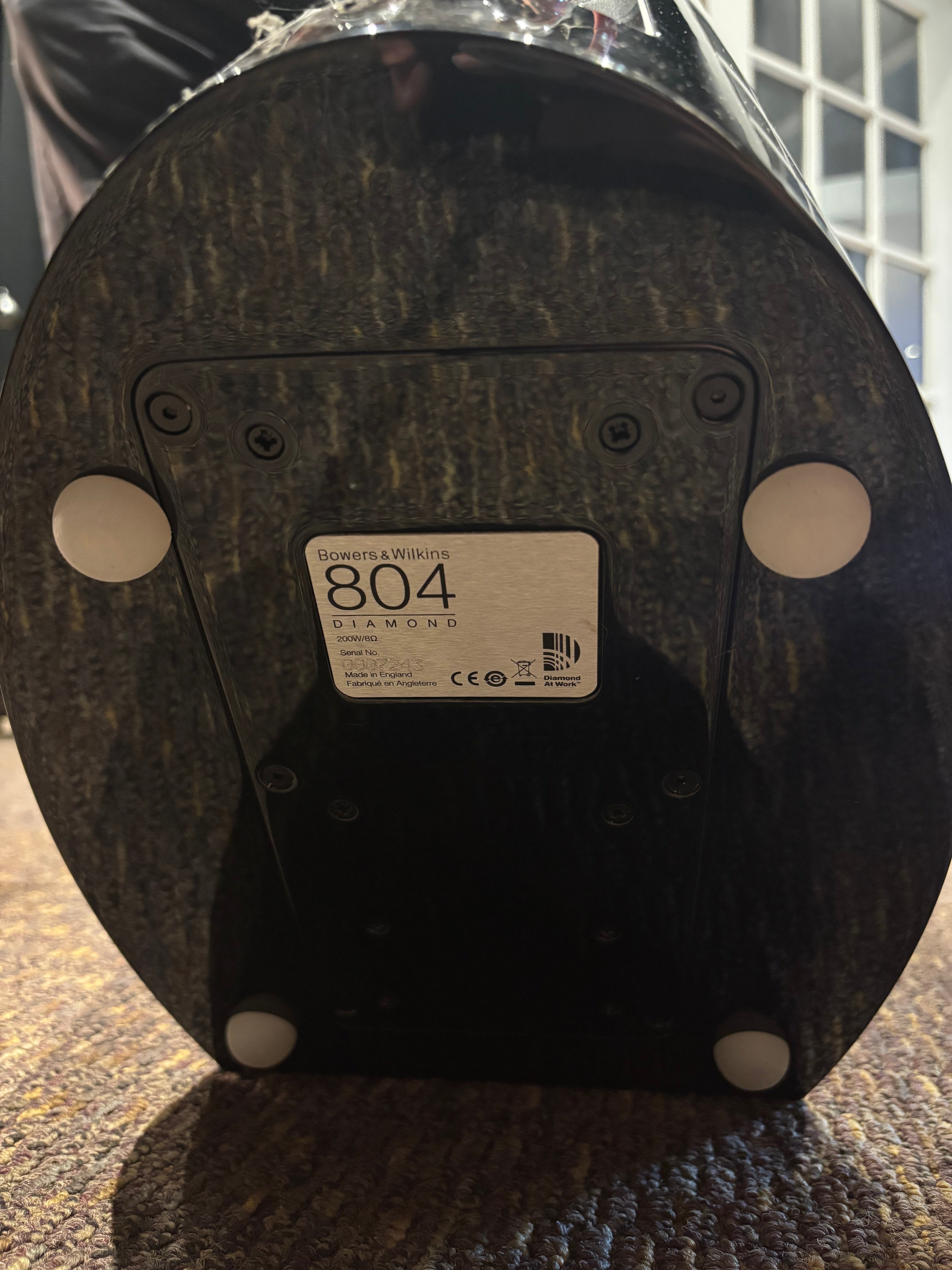 Pre-Owned 804 Diamond Floor-standing Speaker Pair - Gloss Black