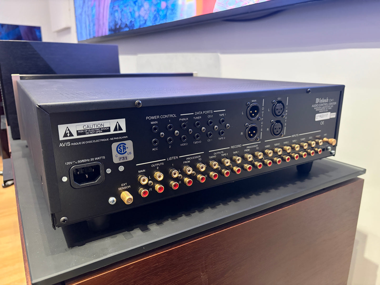 C41 2-Channel Solid State Audio Control Center