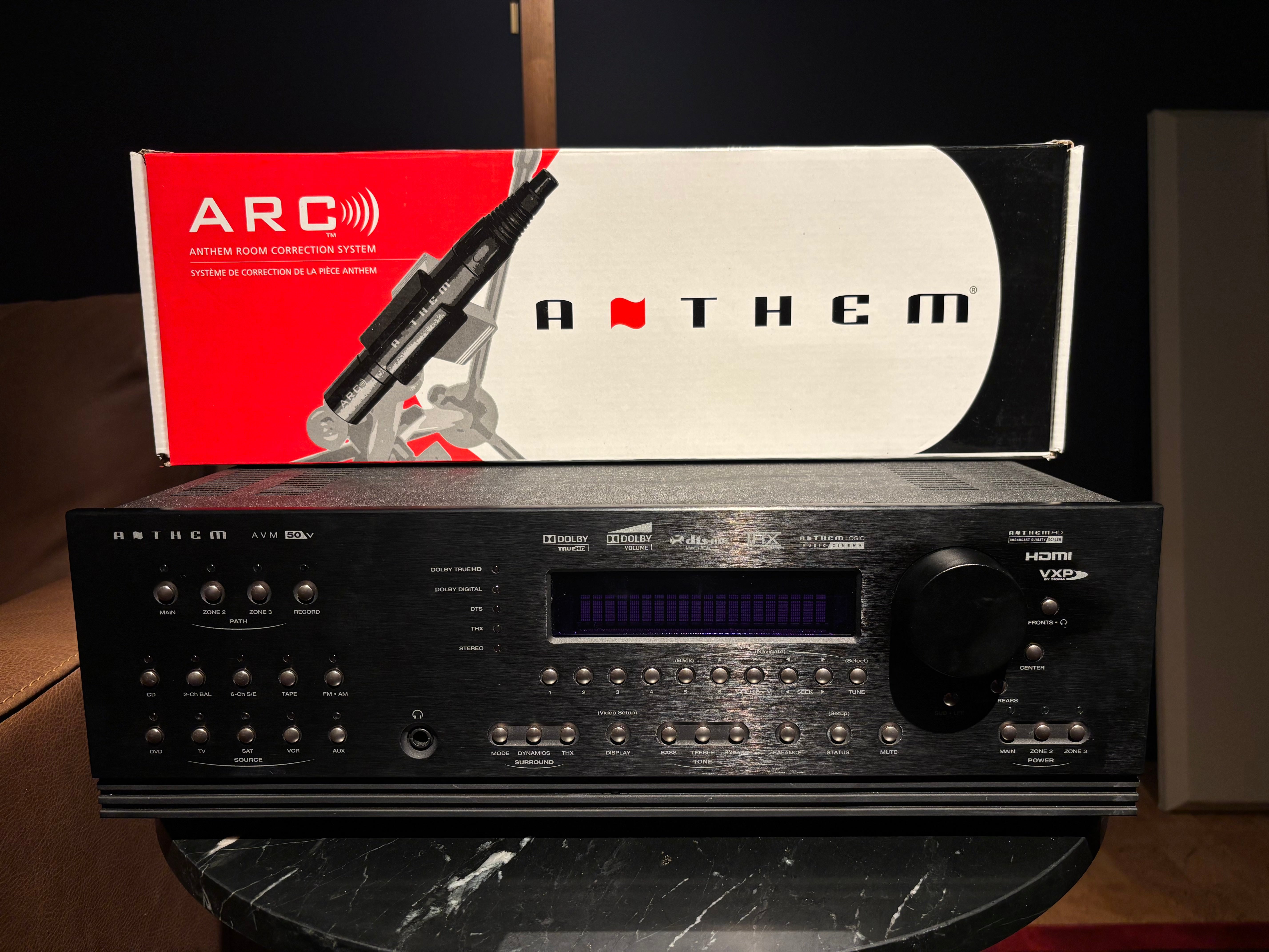 PRE-OWNED AVM 50V 7.1-channel A/V processor with Anthem Room Correction (ARC)