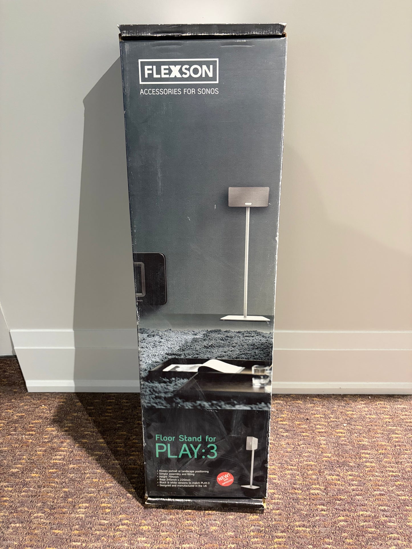 Flexson Floor Stand for Sonos Play:3 - White